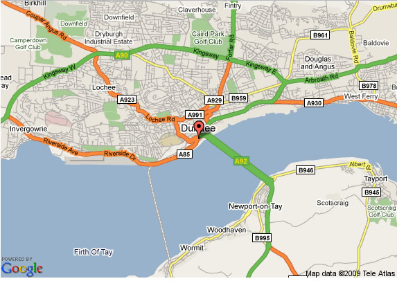 dundee map