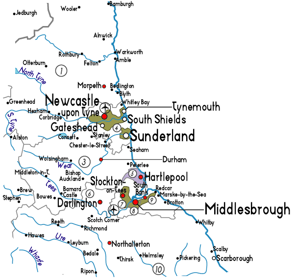 Hartlepool map