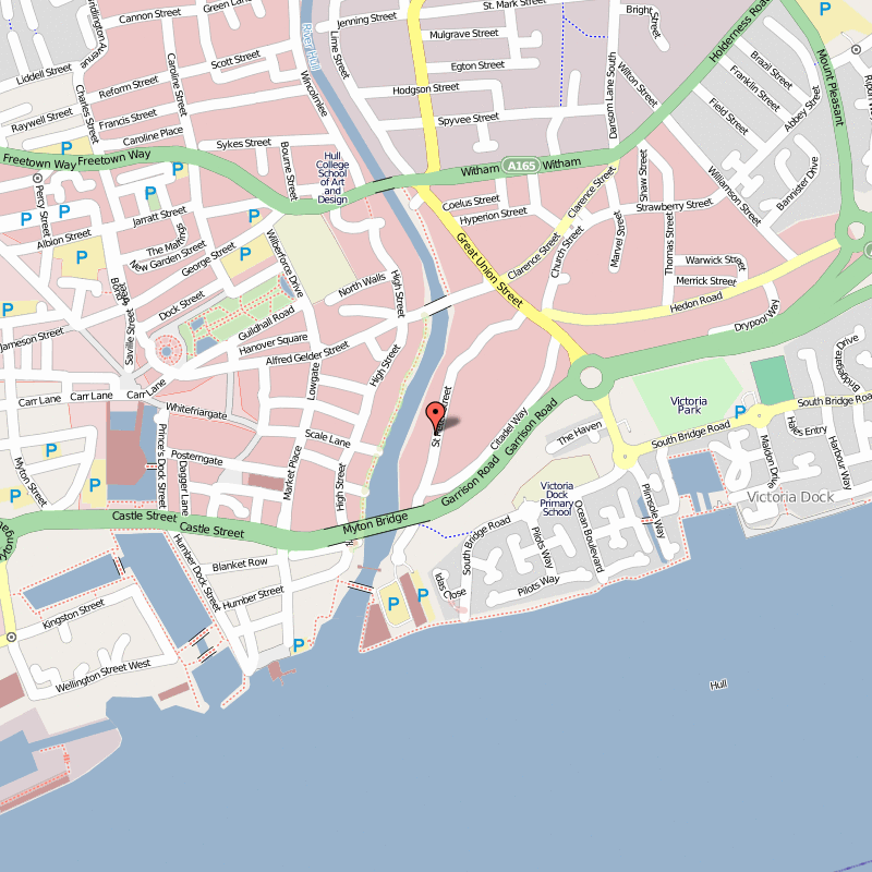 Map Of Hull City Centre Kingston Upon Hull Map And Kingston Upon Hull Satellite Image