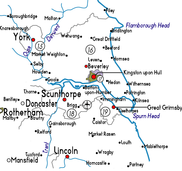 Kingston Upon Hull map