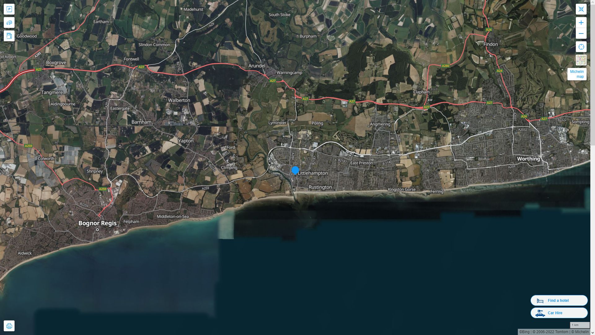 Littlehampton Map and Littlehampton Satellite Images