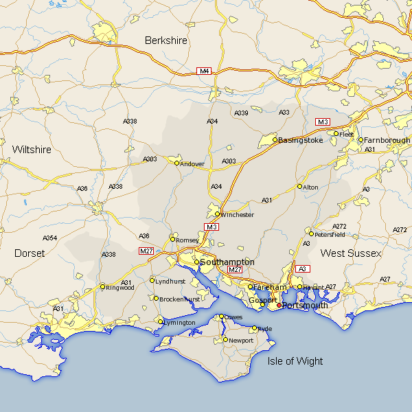 Portsmouth regions map