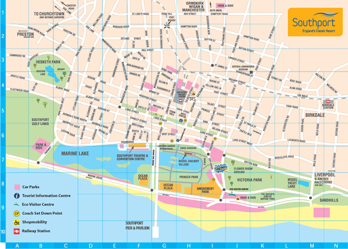 Southport map