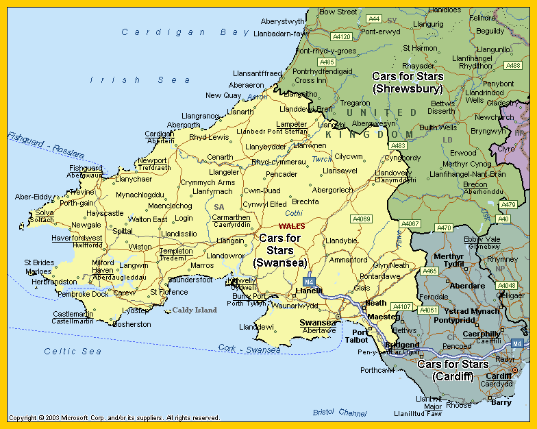 swansea map