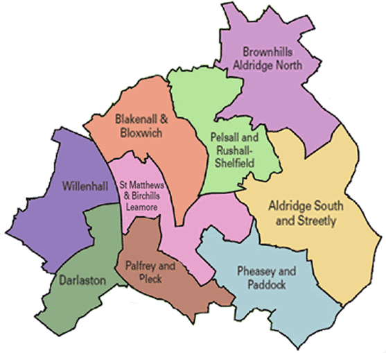 walsall map