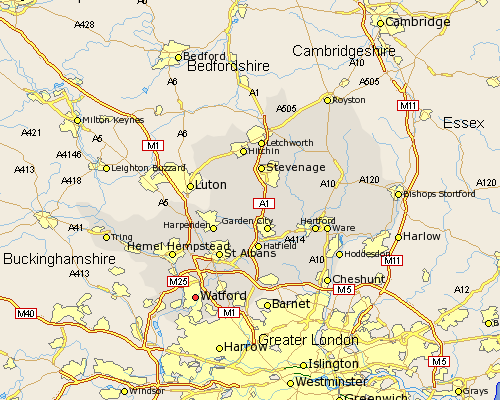 Watford map