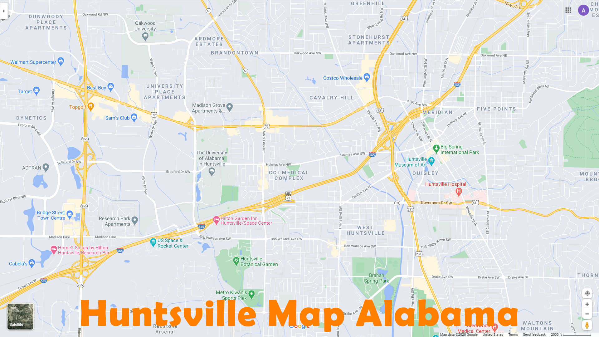 City Of Huntsville Interactive Maps Huntsville Alabama Map