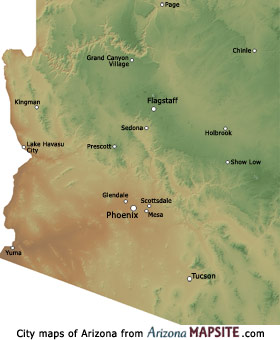 Arizona Political Map