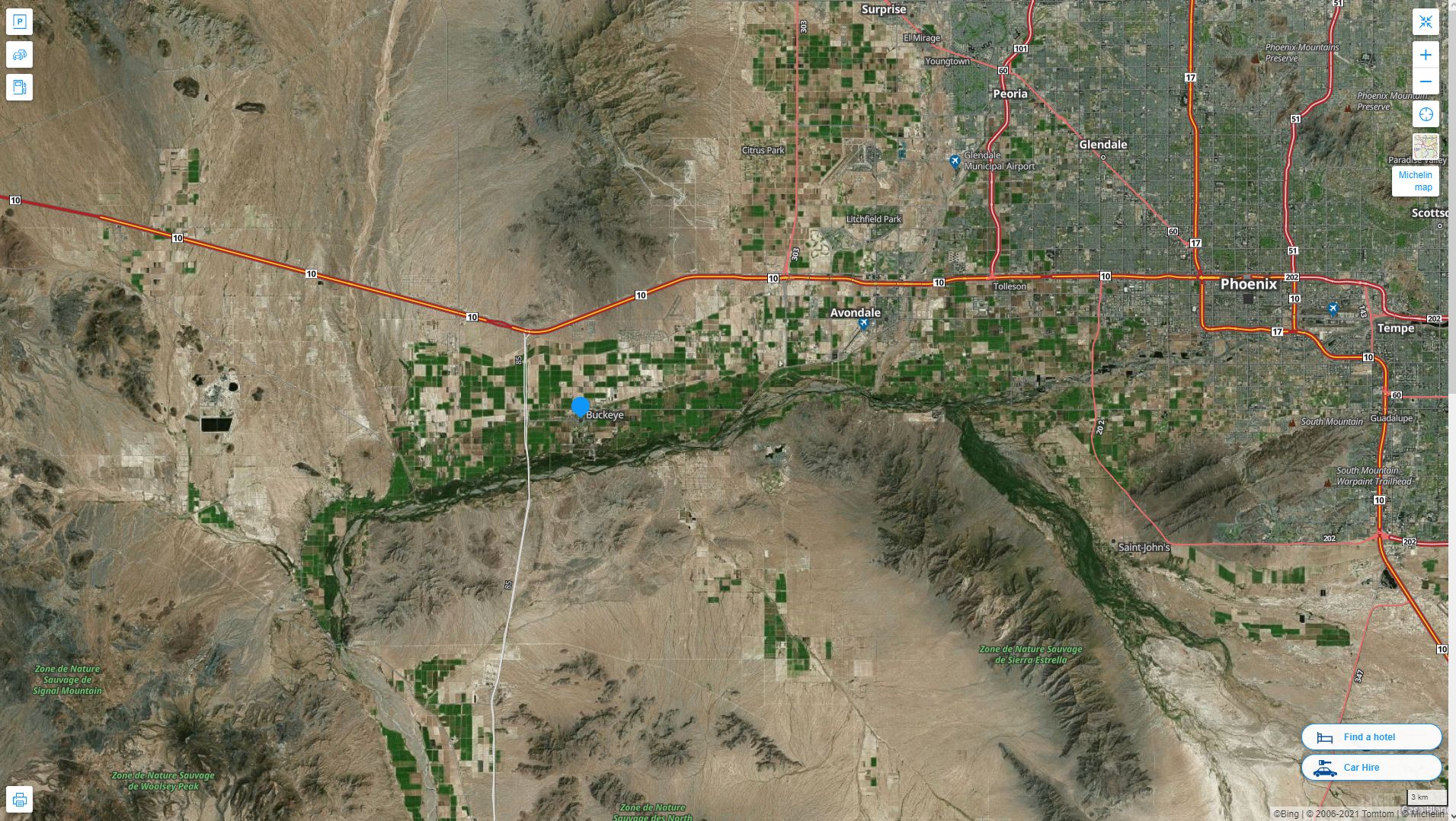 Buckeye Arizona Map - United States