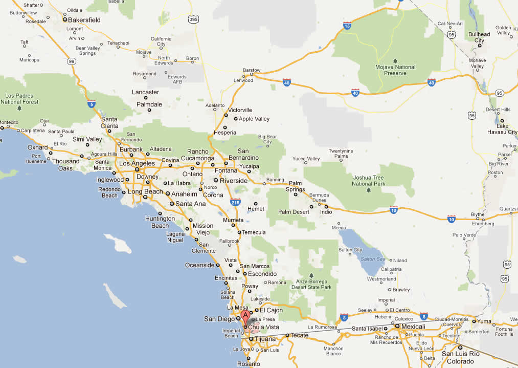 chula vista map south california