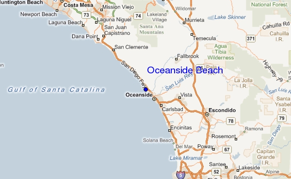 oceanside beach map