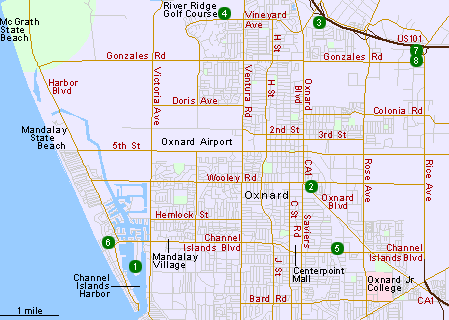 oxnard city map