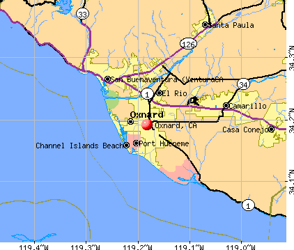 oxnard map