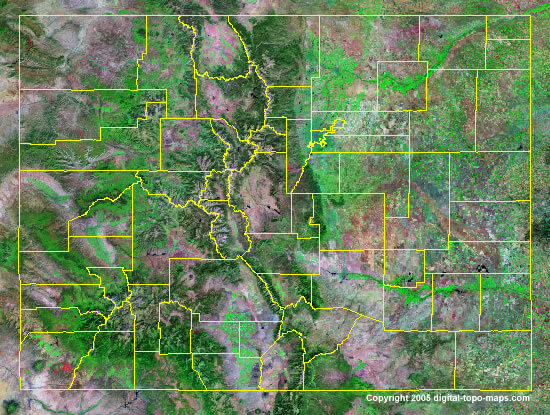 Colorado Satellite images