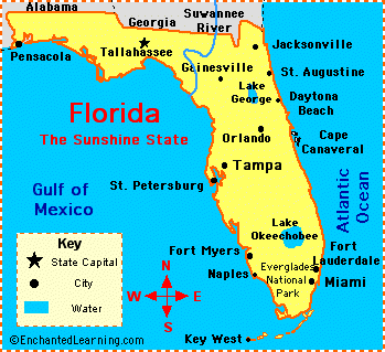 Florida Cities Map