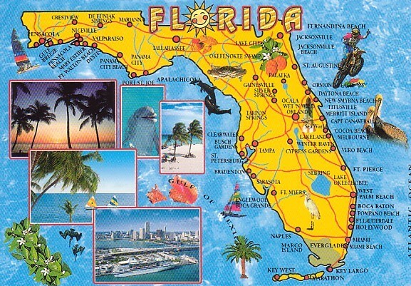 Florida Fun Map