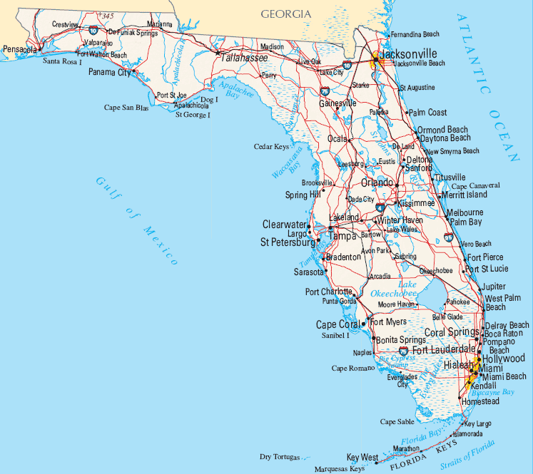 miami beach florida map