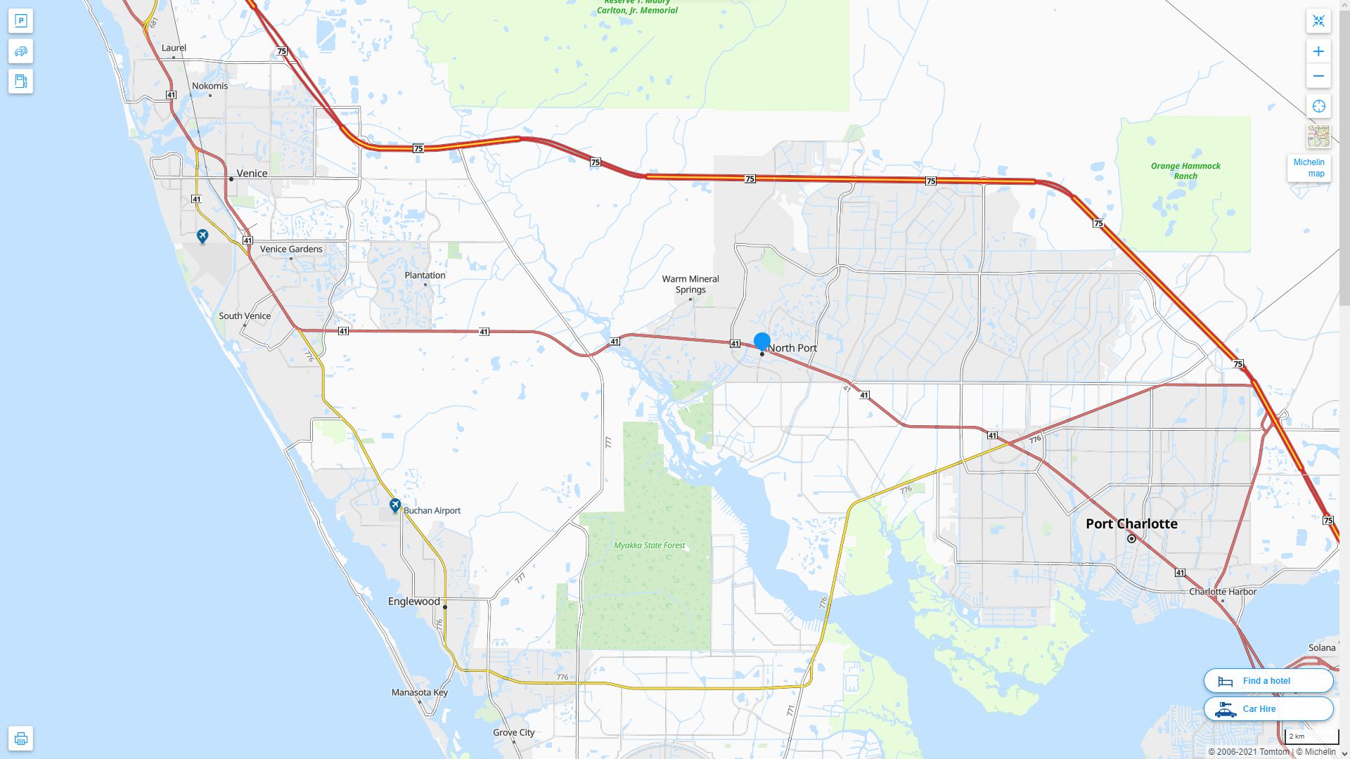 34286 Zip Code North Port Florida Map - United States