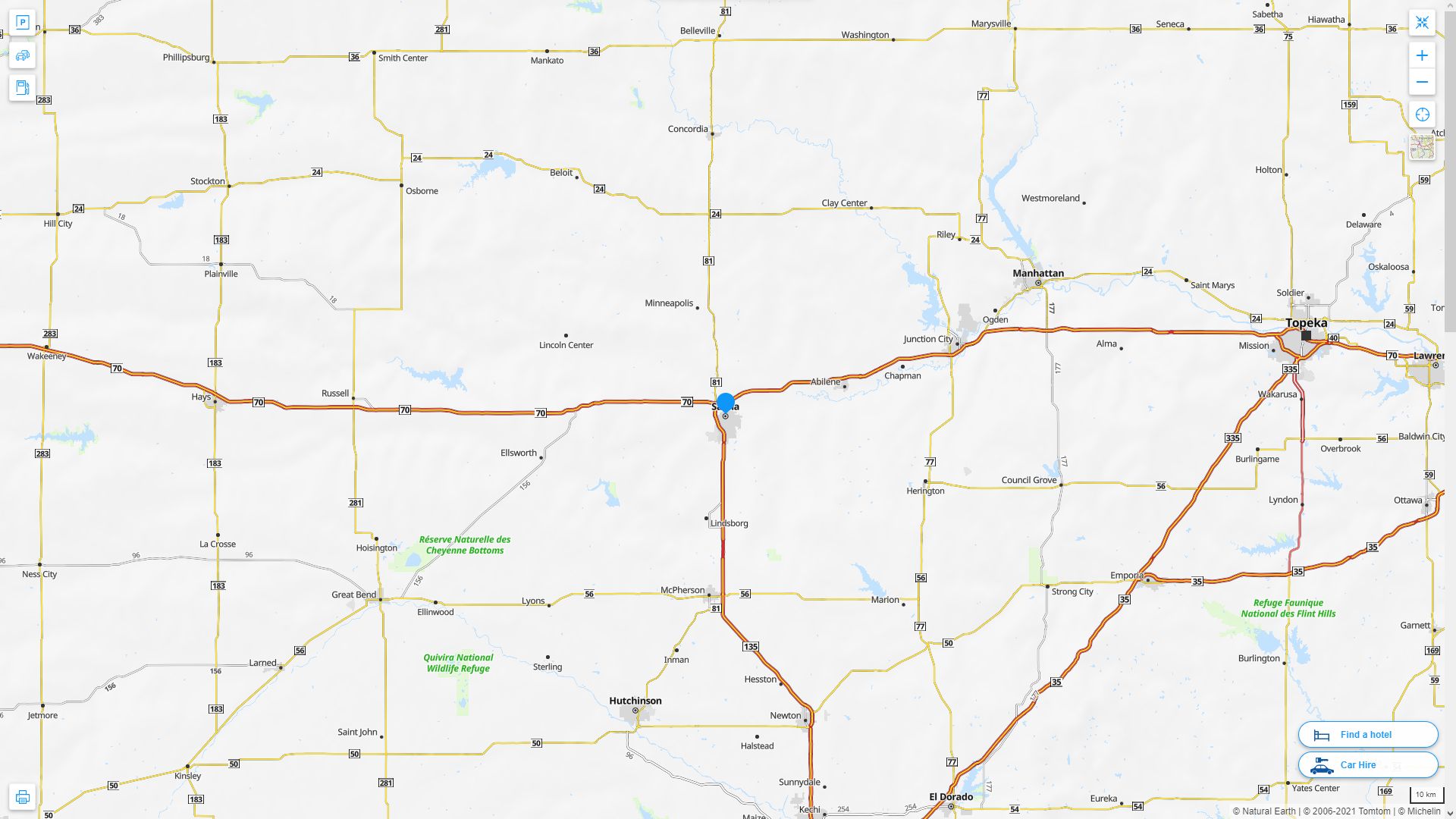 Colby Ks To Salina Ks