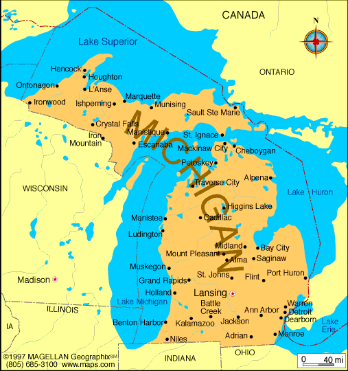 Michigan Map