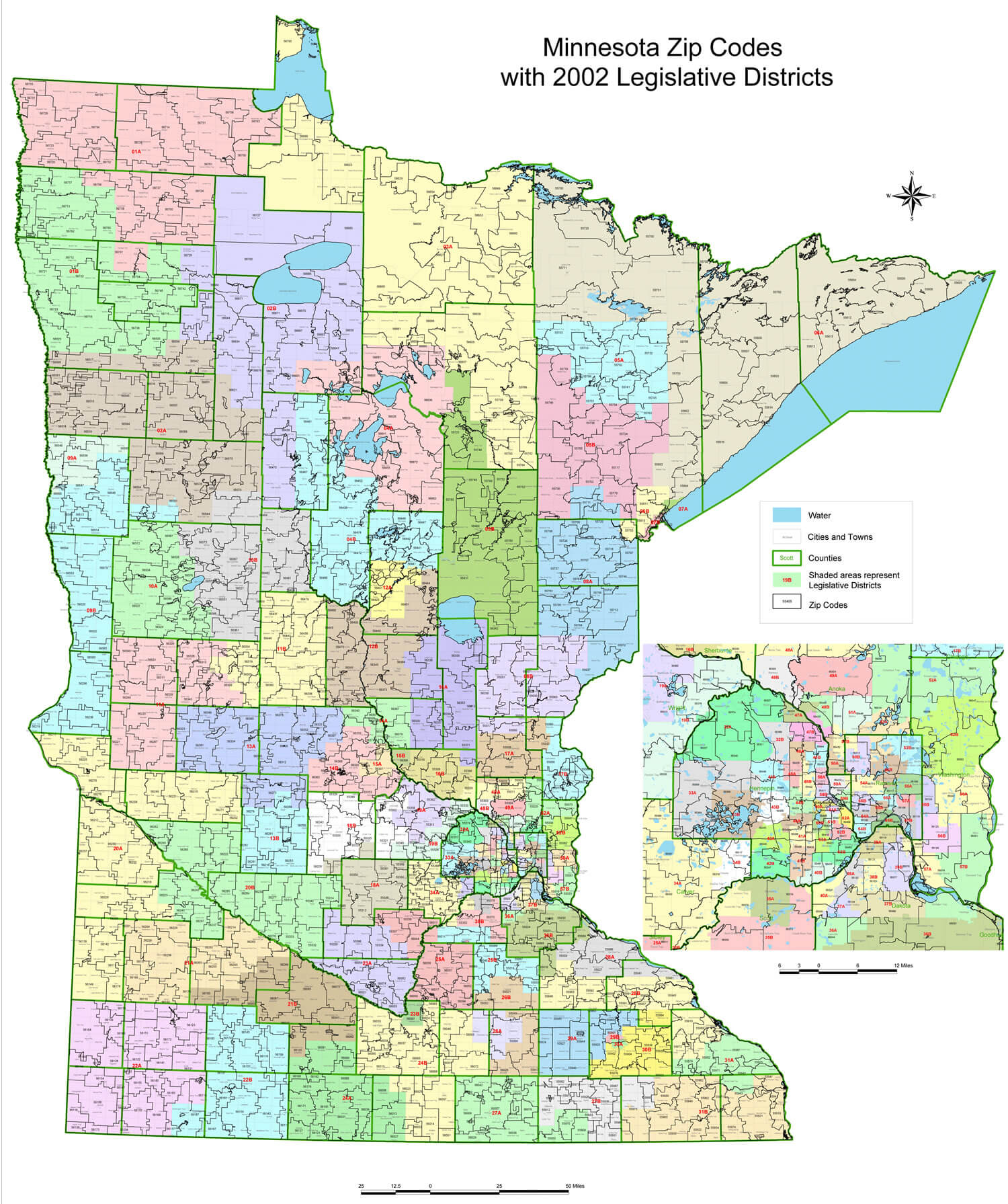 Minnesota Map And Minnesota Satellite Images