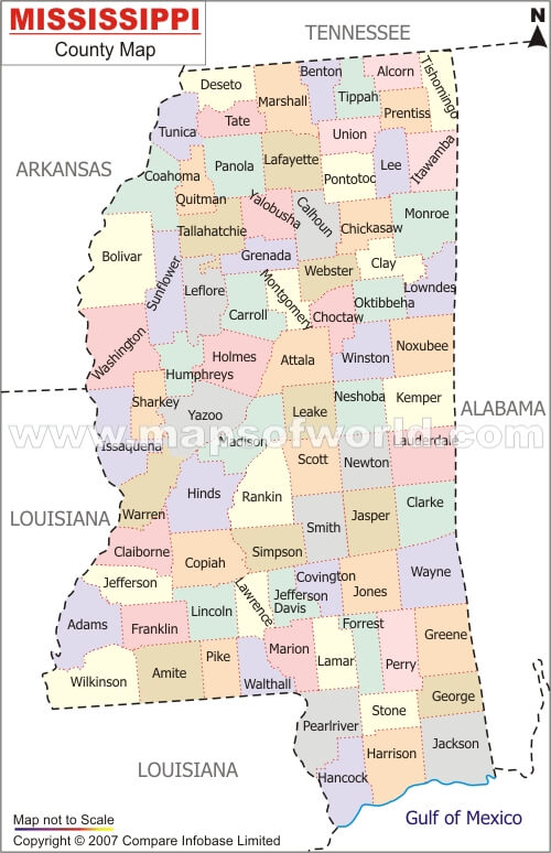 mississippi county map