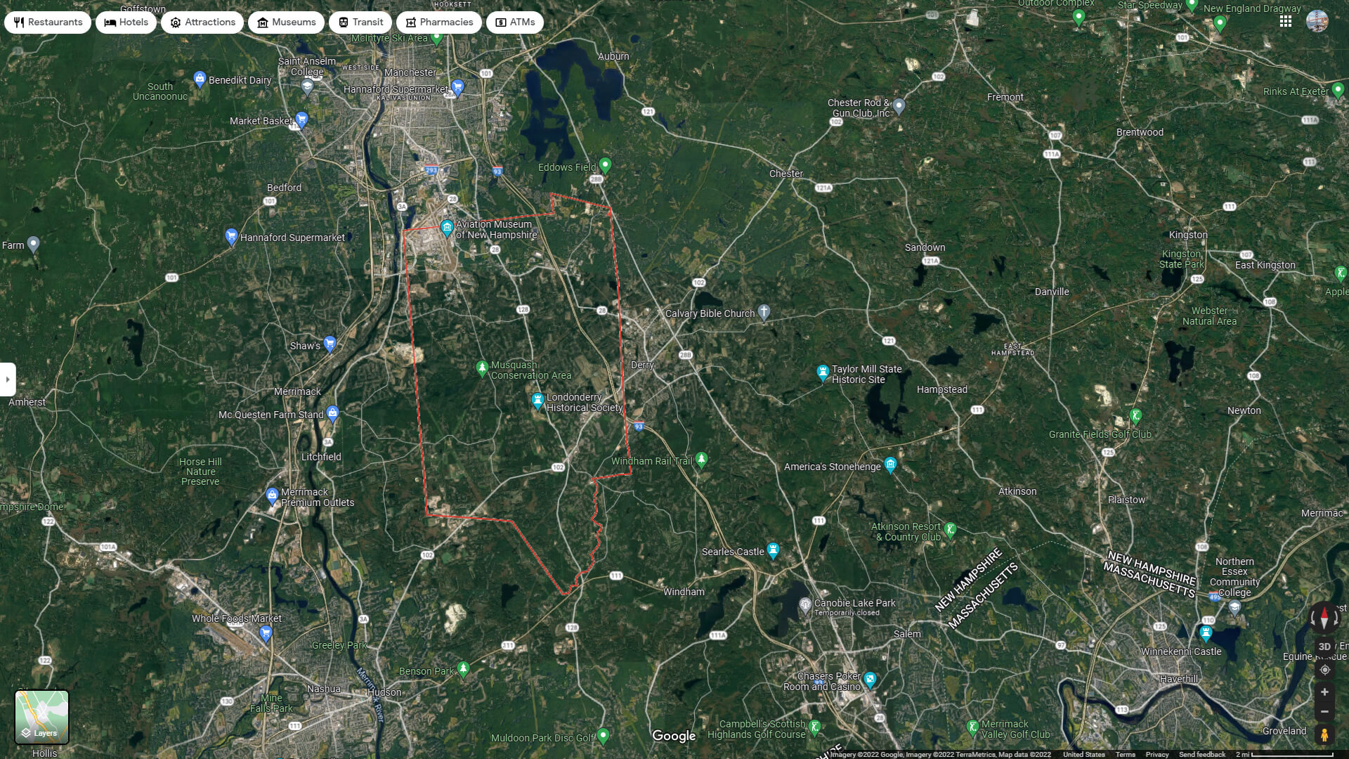 Londonderry New Hampshire Map - United States