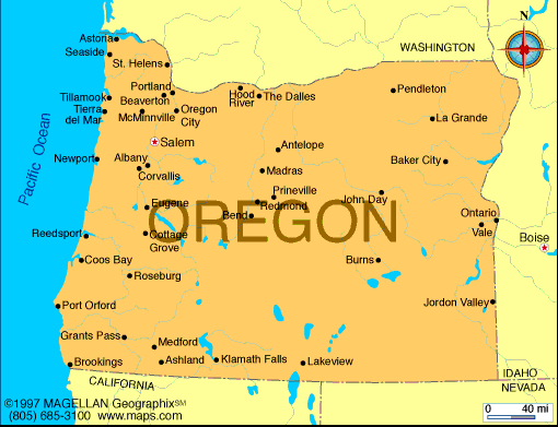oregon maps