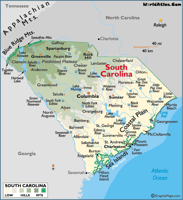 Florence South Carolina Map