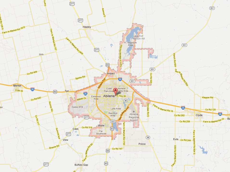 map of abilene