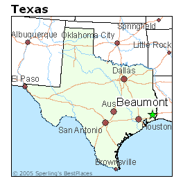 beaumont map texas