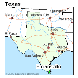 brownsville texas map