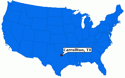 carrollton map usa