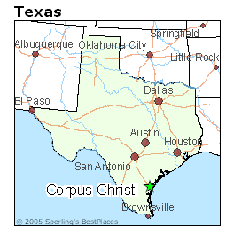 corpus christi texas map