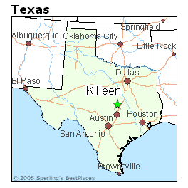 killeen map texas