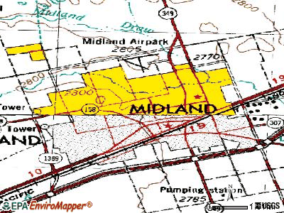downtown midland map