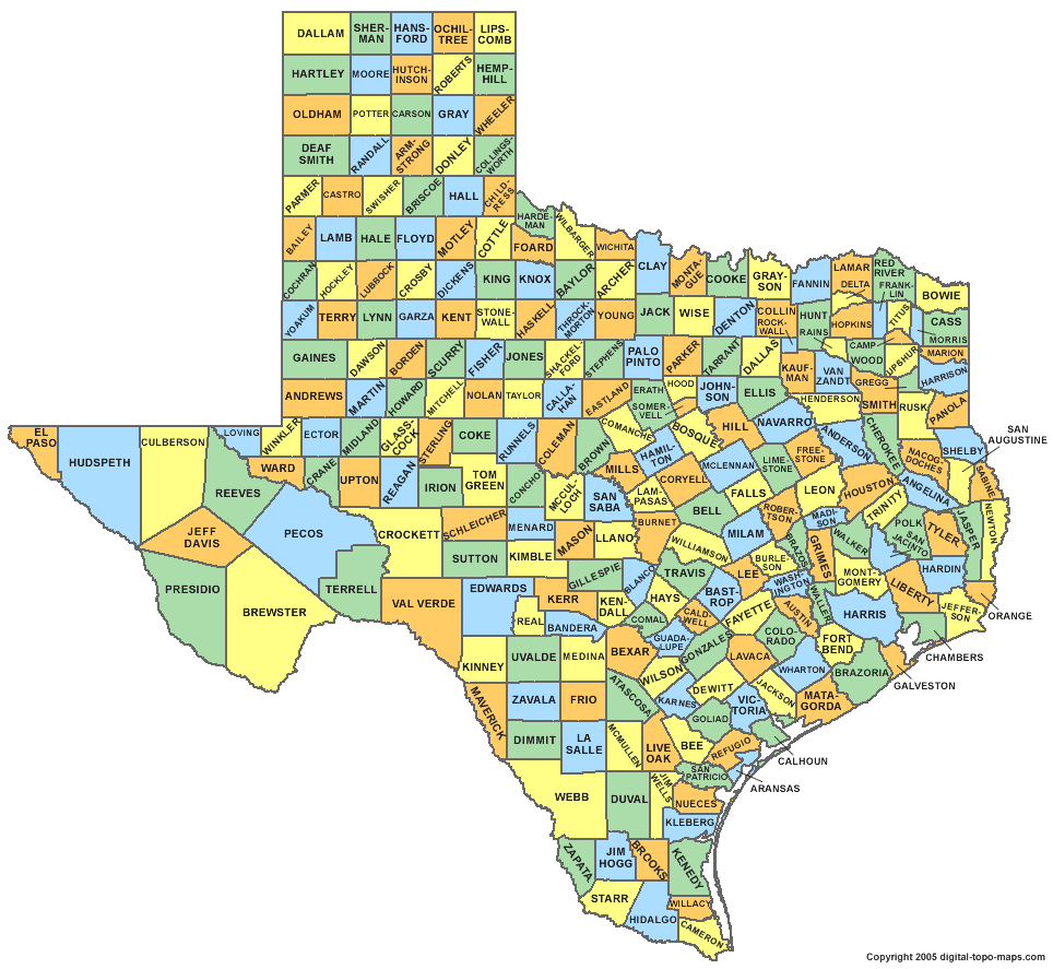 plano map texas counties