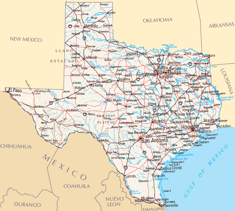 texas city map