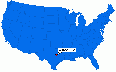 waco map usa