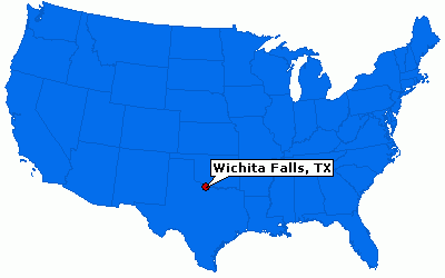 wichita falls map usa