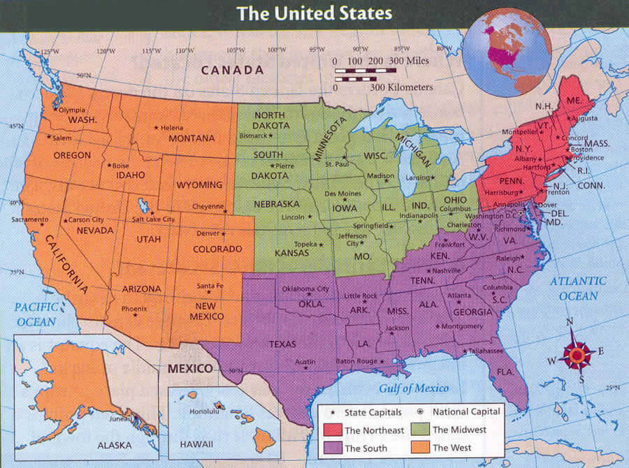 The United States Map