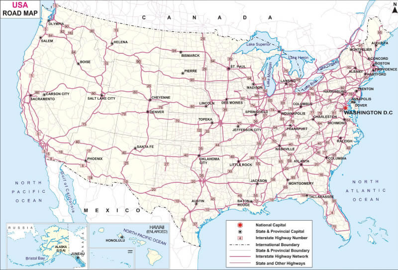 US Road Map