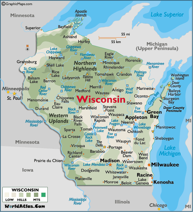 Milwaukee Wisconsin Map