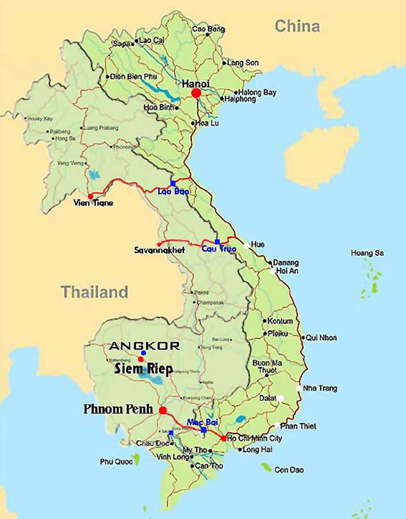 vietnam maps