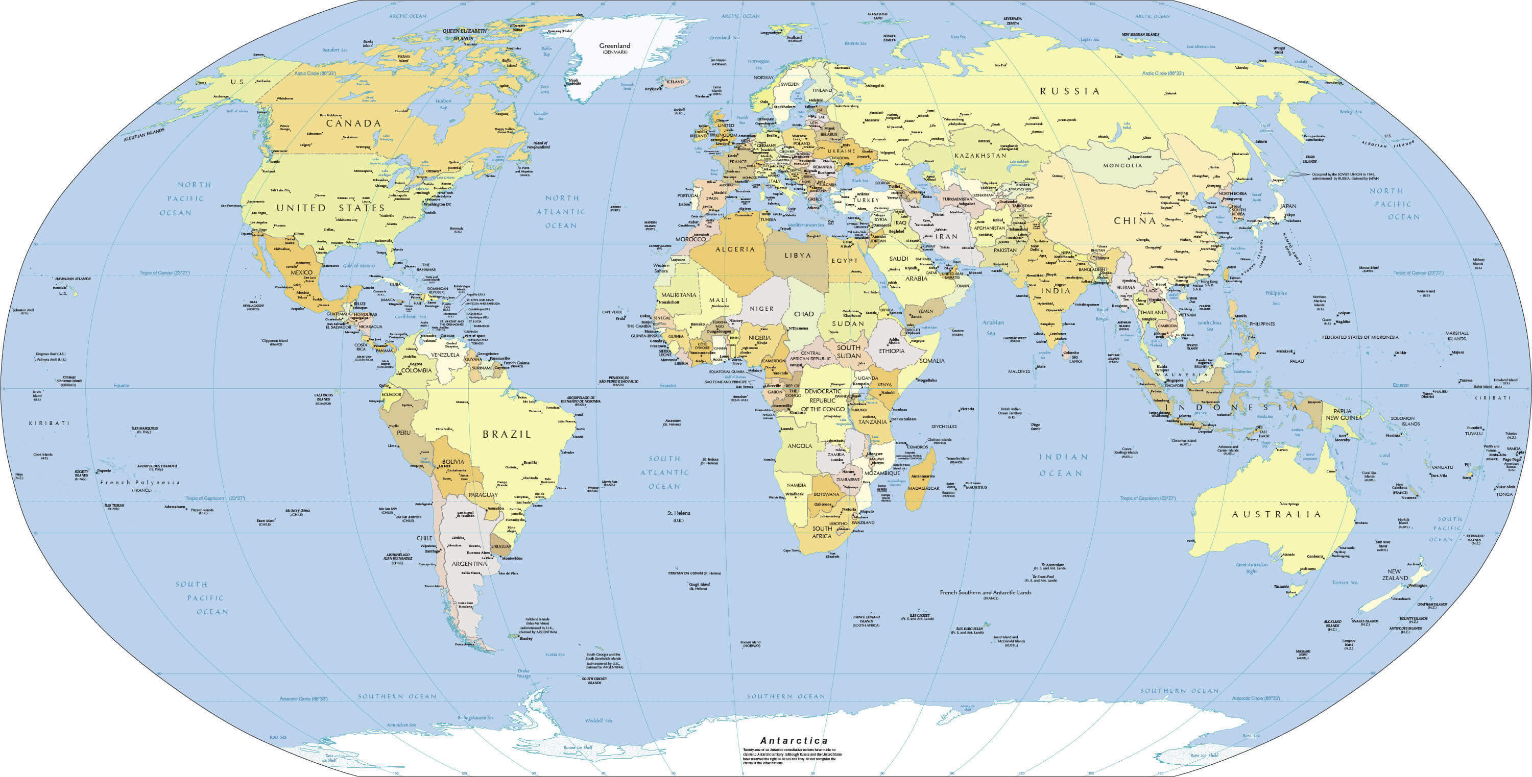 blank world climate map