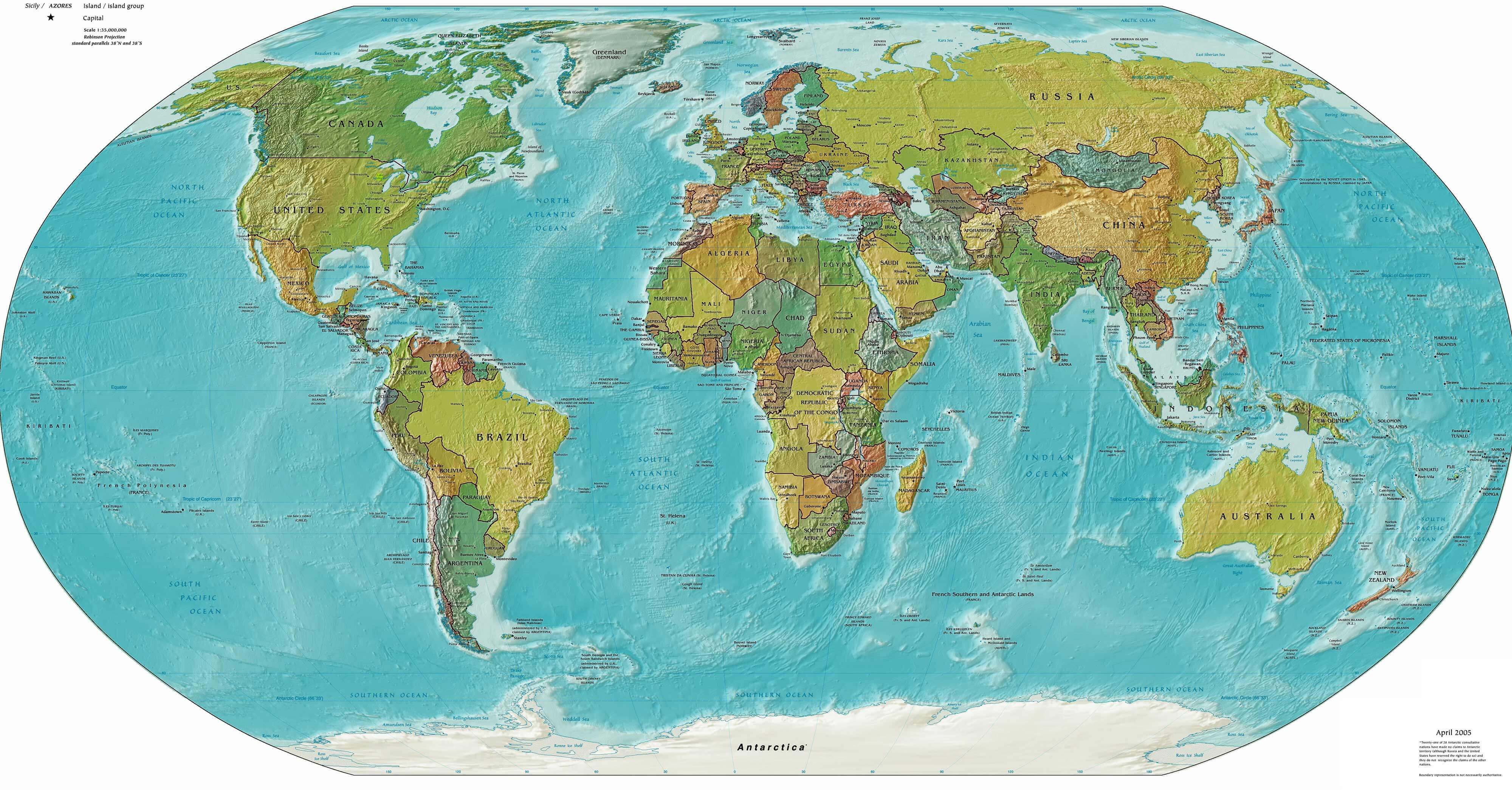 Political World Map