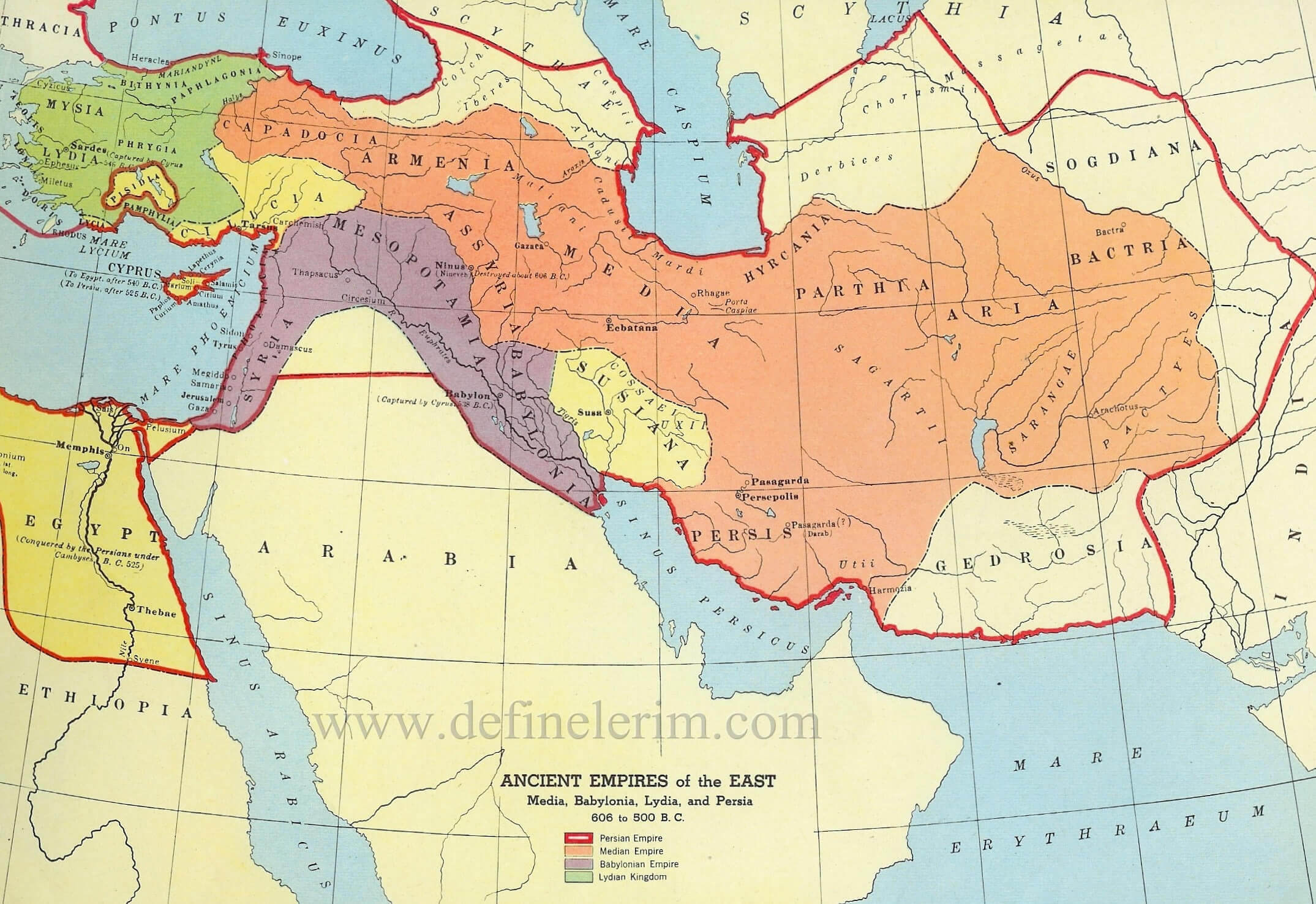 Ancient Time World Map