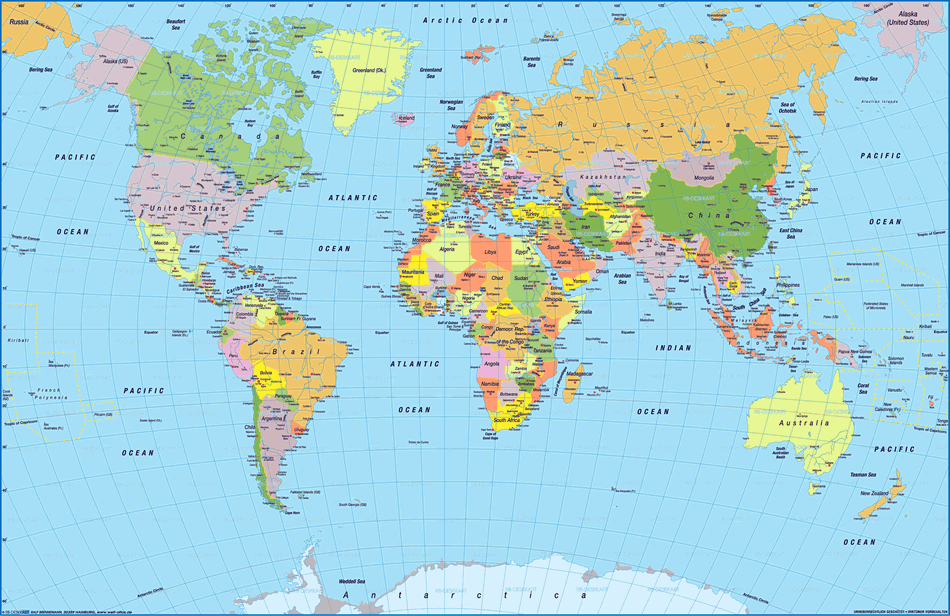 World Countries Map