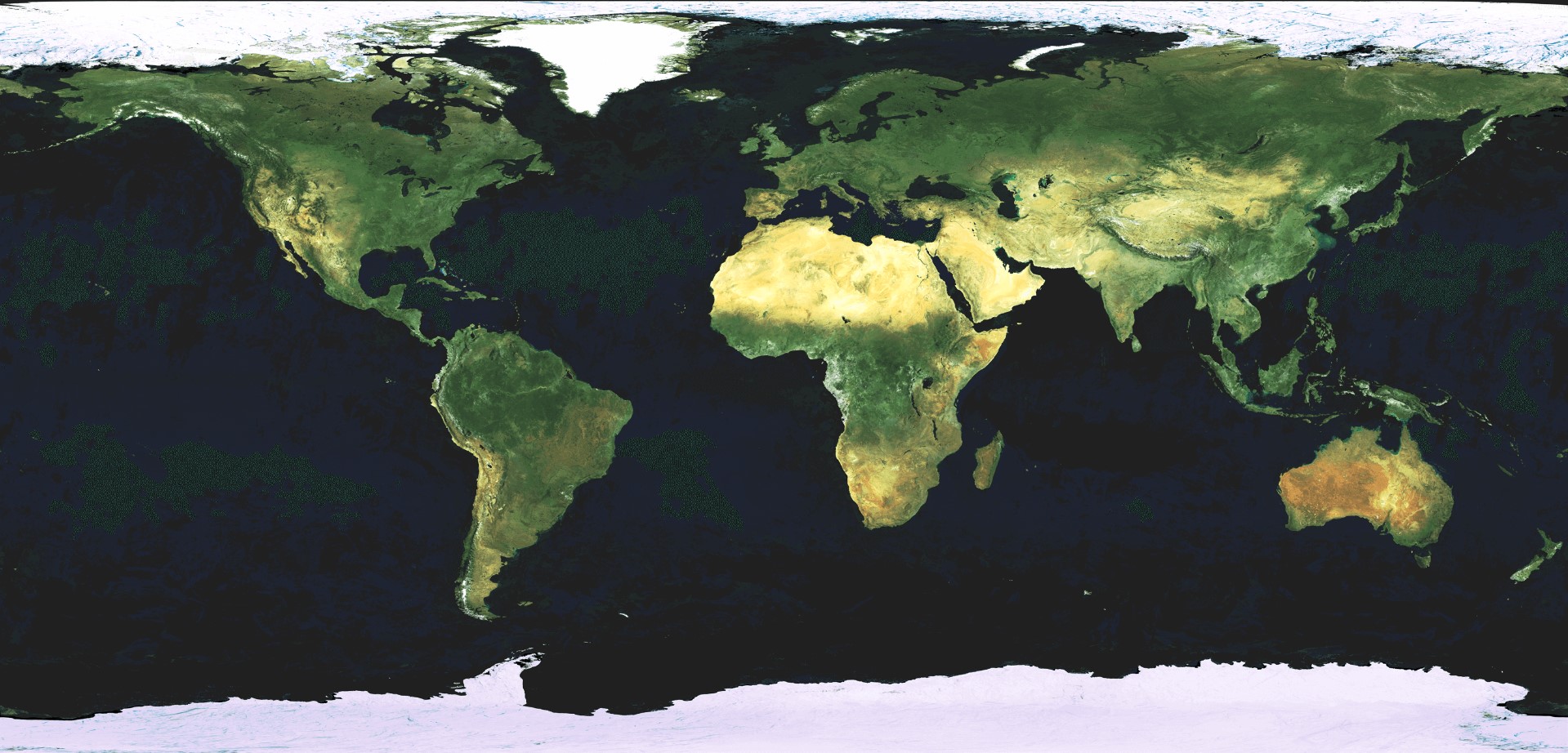 World Satallite Map