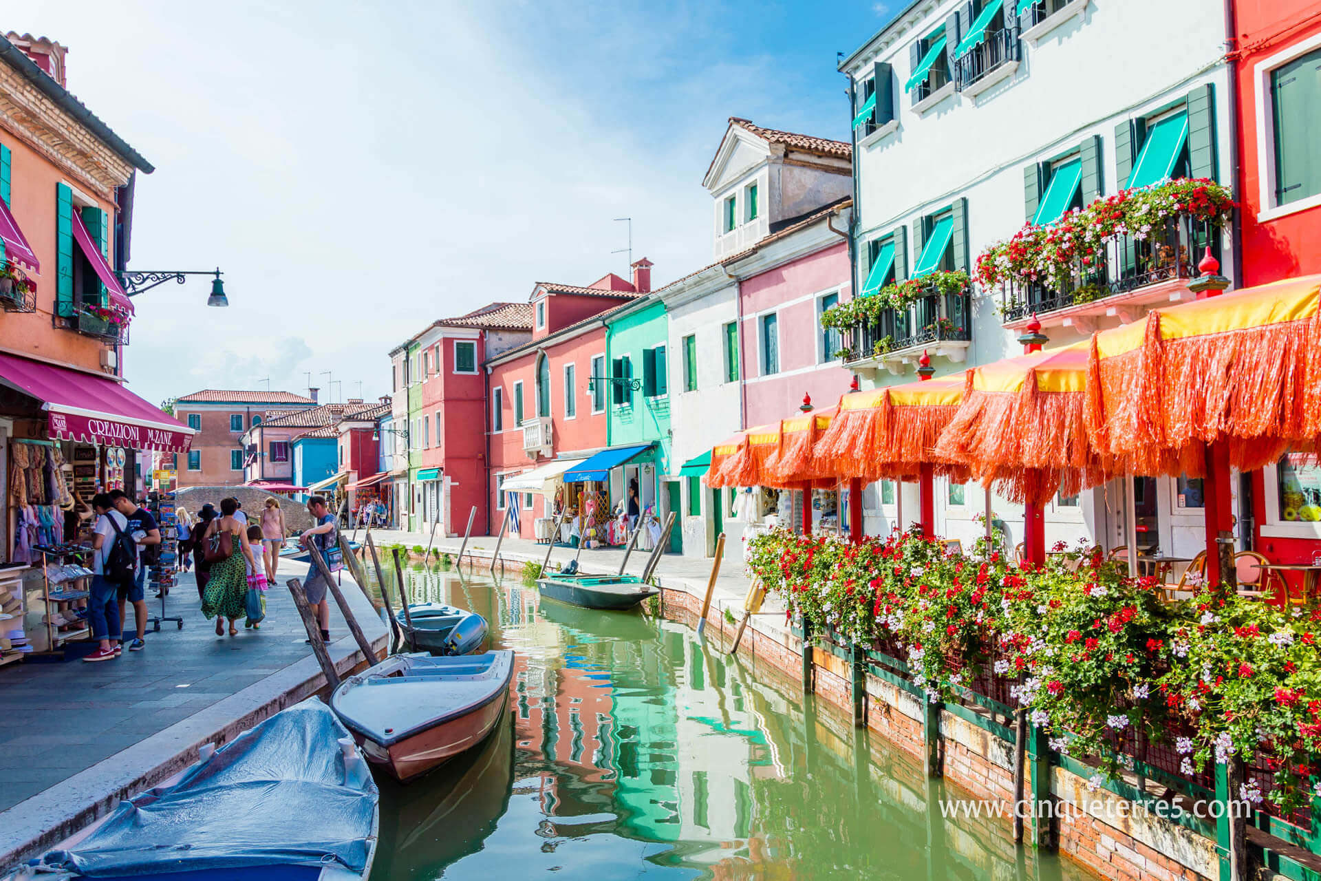 Colorful Island of Burano Houses